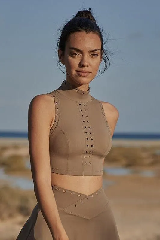 A-line V waist lined tennis miniskirt suit