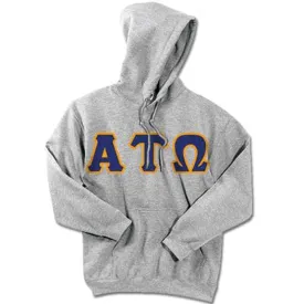 Alpha Tau Omega Standards Hooded Sweatshirt - G185 - TWILL