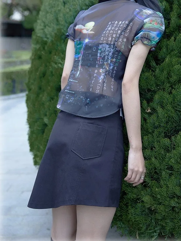 Asymmetric A-Line Skirt