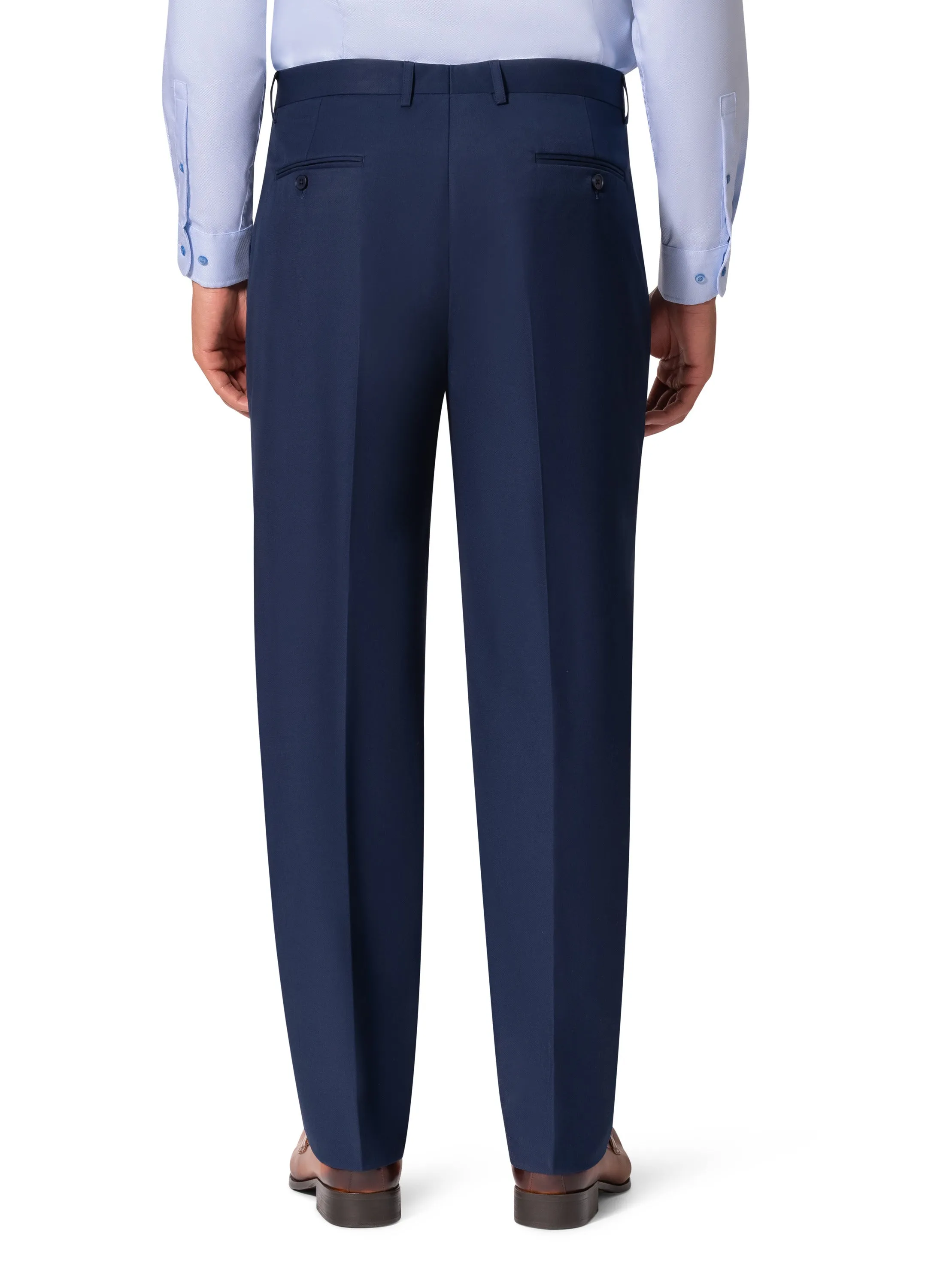 Bergamo Orange A6732 D/B Slim Fit Suit - New Blue
