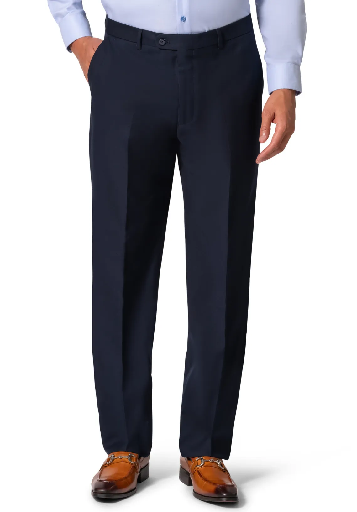 Bergamo Orange A6732 D/B Slim Fit Suit - New Blue