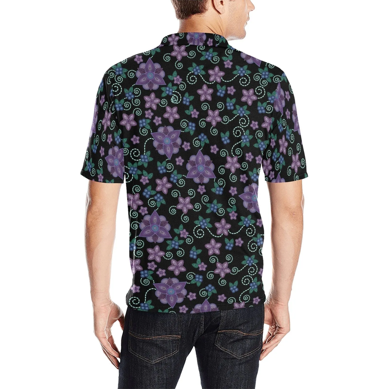 Berry Picking Men's Polo Shirt