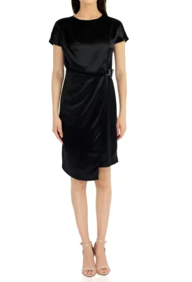 Black Short Dress With Sleeves