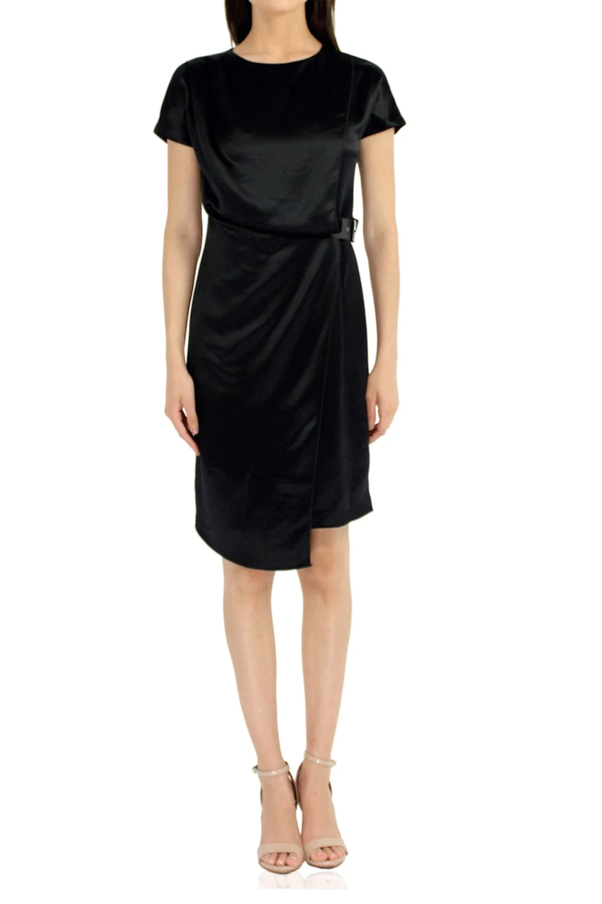 Black Short Dress With Sleeves