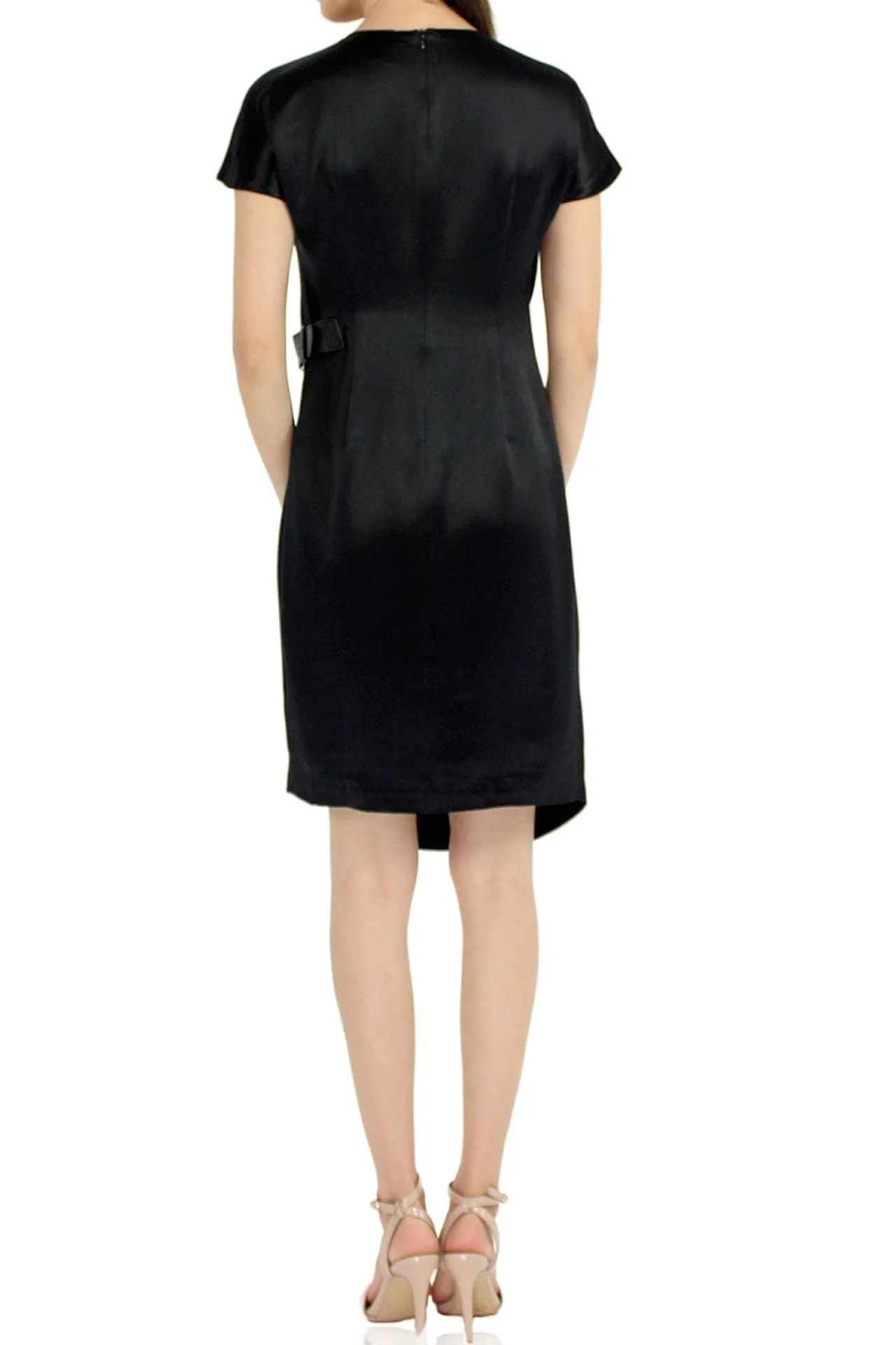 Black Short Dress With Sleeves