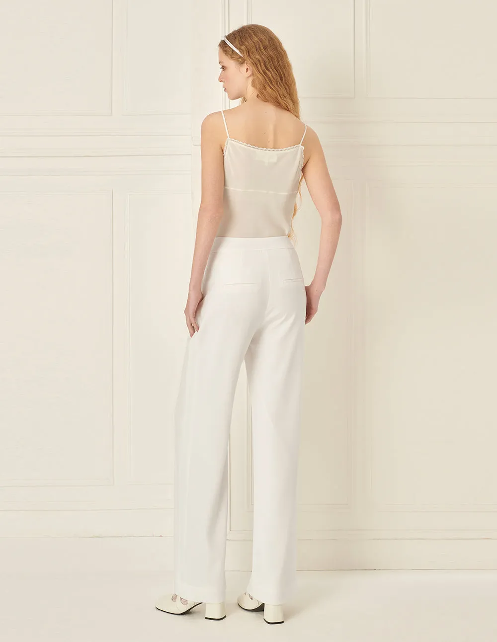 BORA AKSU Silk Mulberry Silk Lace Collar Camisole Inner Wear