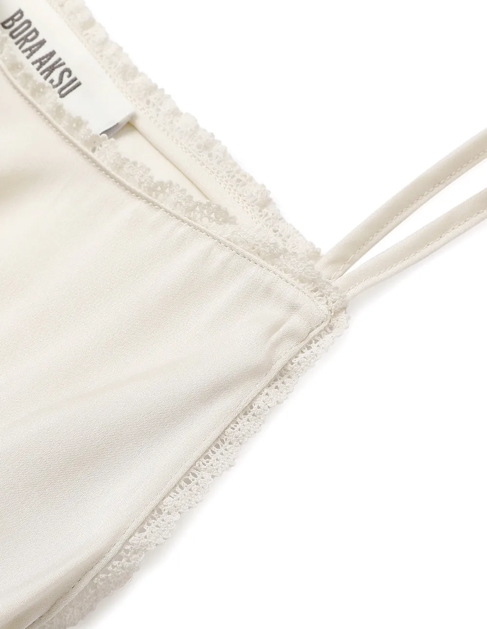 BORA AKSU Silk Mulberry Silk Lace Collar Camisole Inner Wear