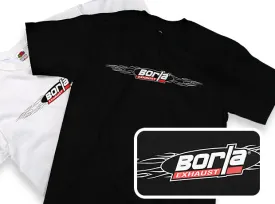 Borla 21292 Men's Wireframe Black Crew Neck T-Shirt - Large.