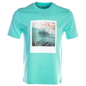 BOSS Tsummer 4 T Shirt in Mint