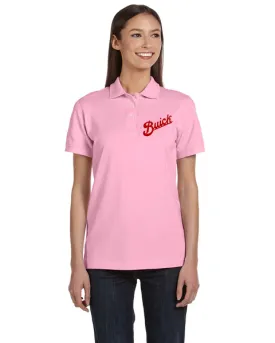 Buick Script Ladies Cotton Blend polo