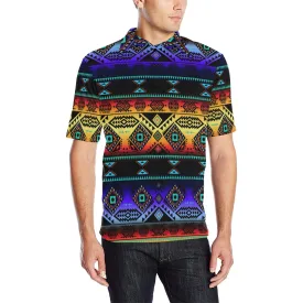 California Coast Sunset Men's Polo Shirt