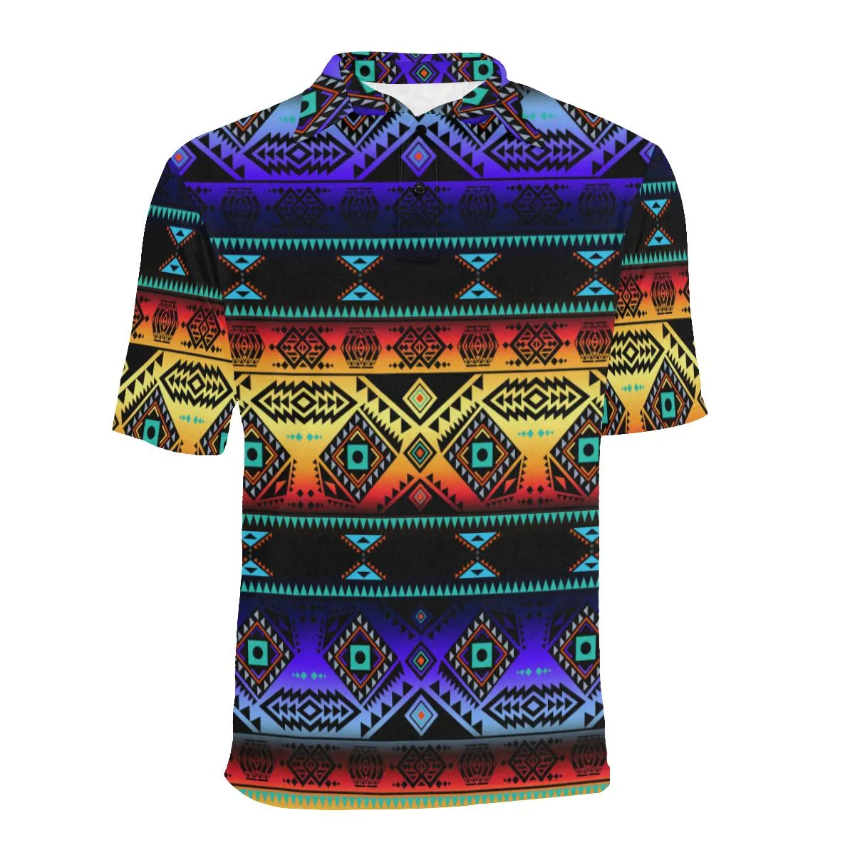 California Coast Sunset Men's Polo Shirt