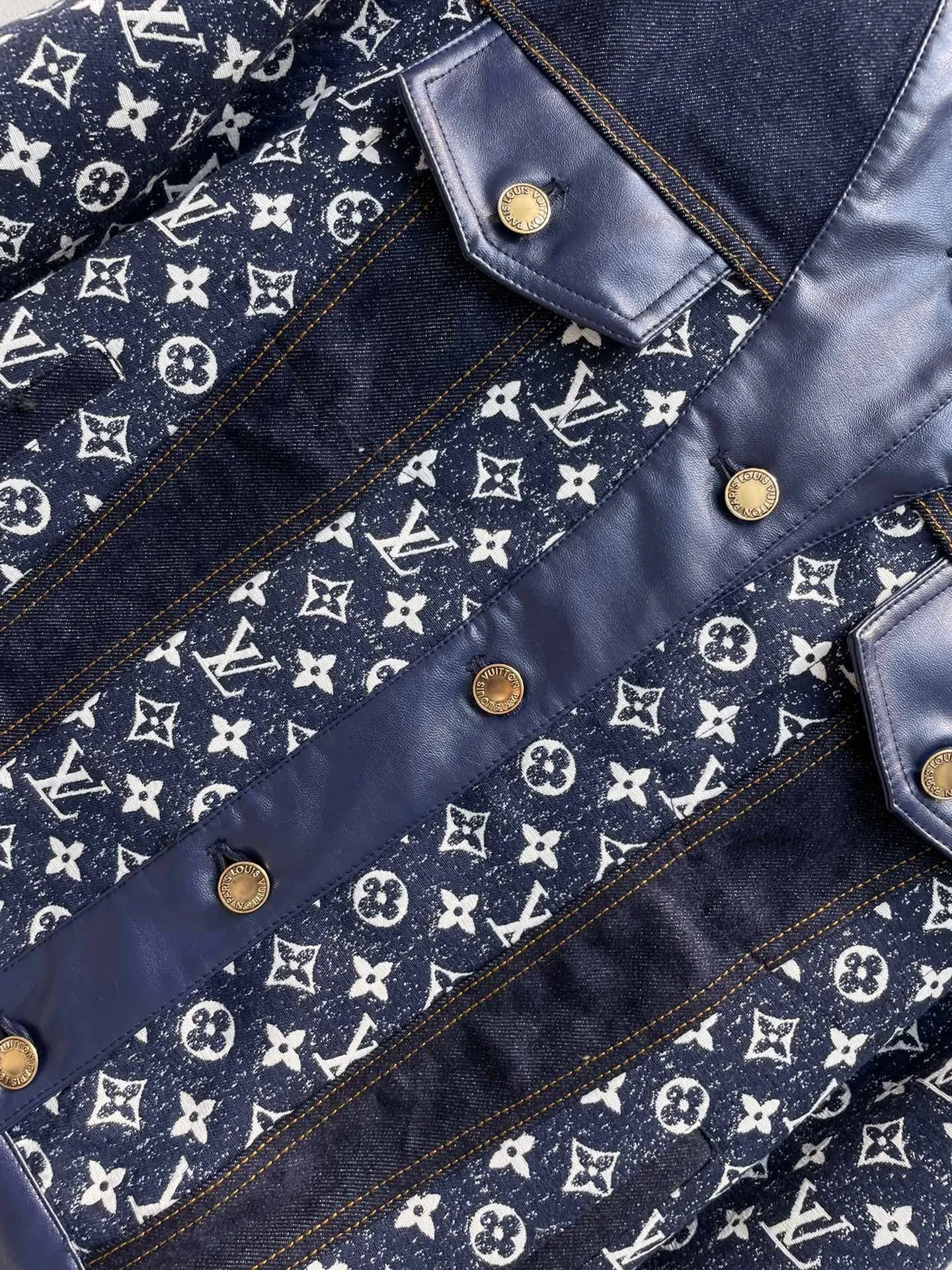 CLTH384 LB Monogram Denim Jacket