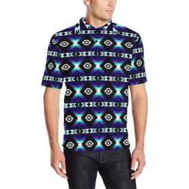 Cree Confederacy Midnight Men's Polo Shirt