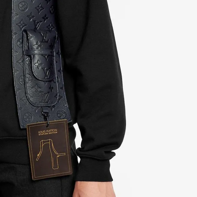 Gray Monogram Embossed Mid Layer Gillet Vest Rig