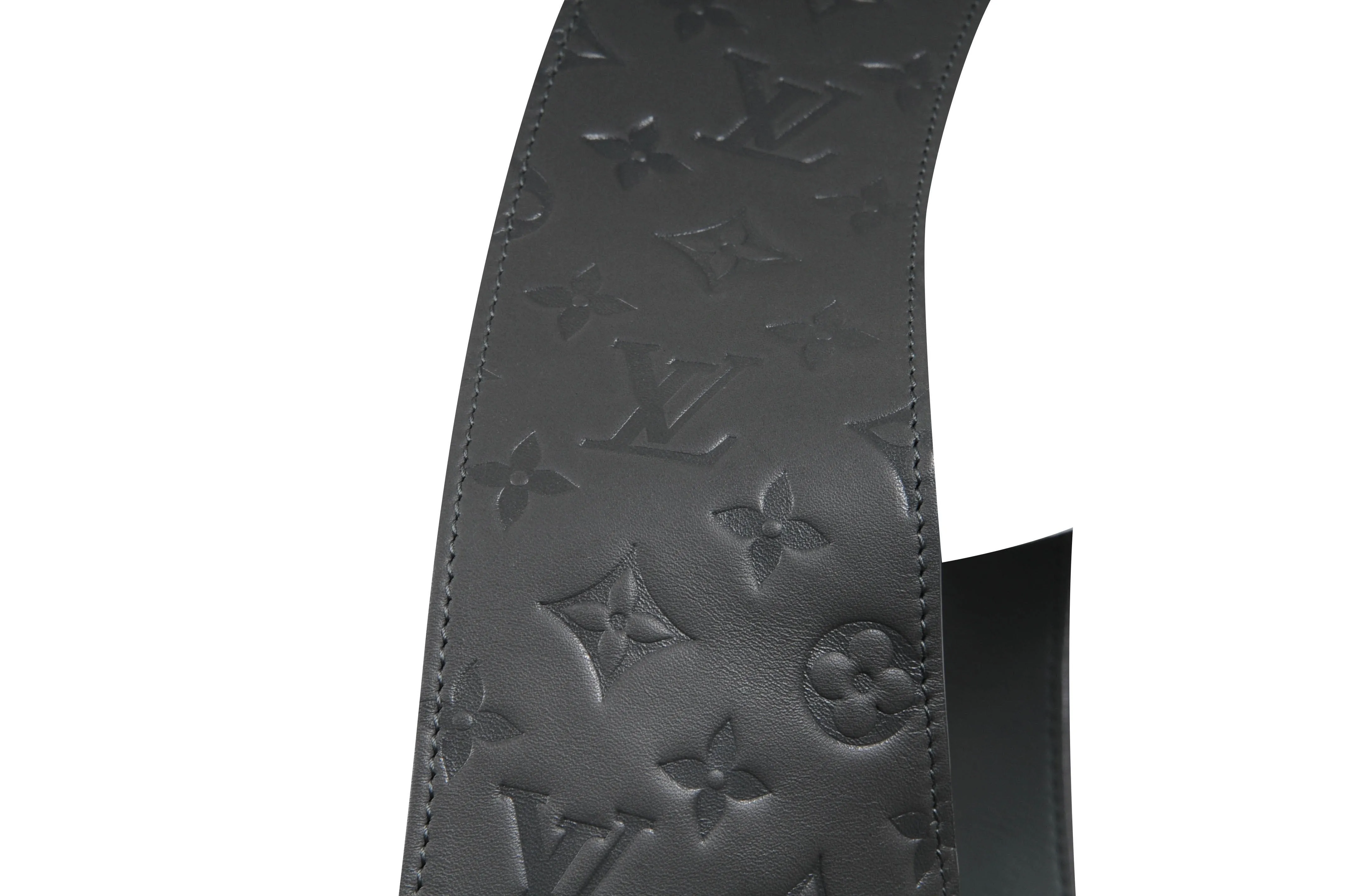 Gray Monogram Embossed Mid Layer Gillet Vest Rig