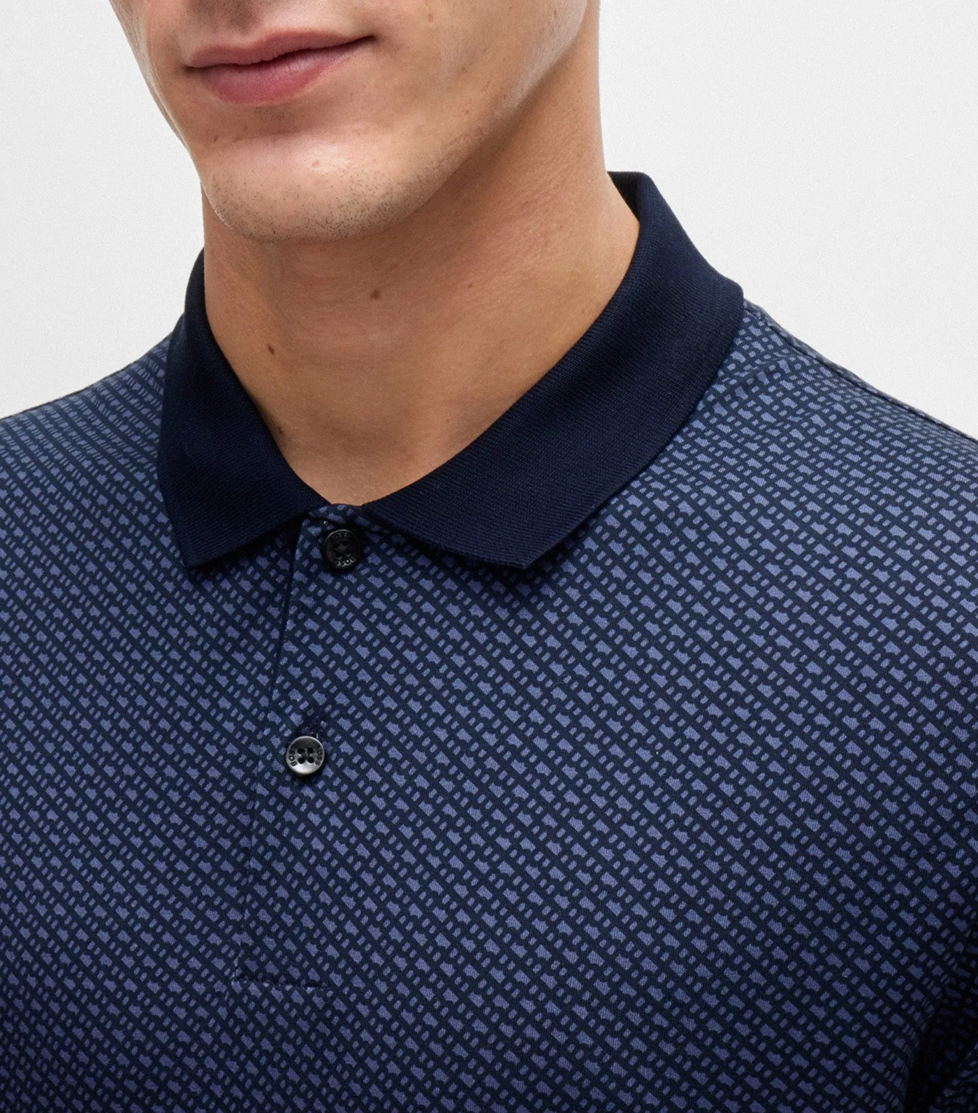 H Parlay 204 62982 Polo Shirt Dark Blue