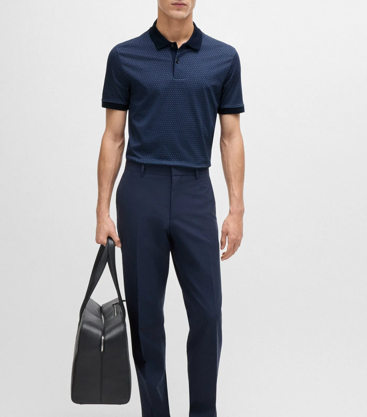 H Parlay 204 62982 Polo Shirt Dark Blue