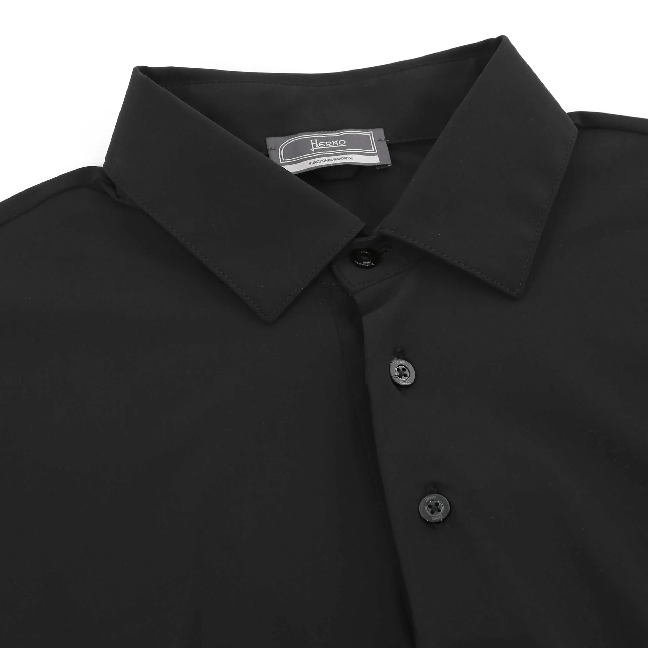 Herno Polo Tecnica Polo Shirt in Black