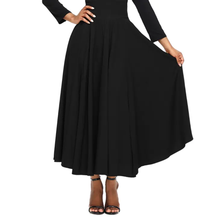 High Waist Pleated Skirt