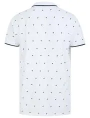 Le Shark Yanis Printed Cotton Pique Polo Shirt - Optic White