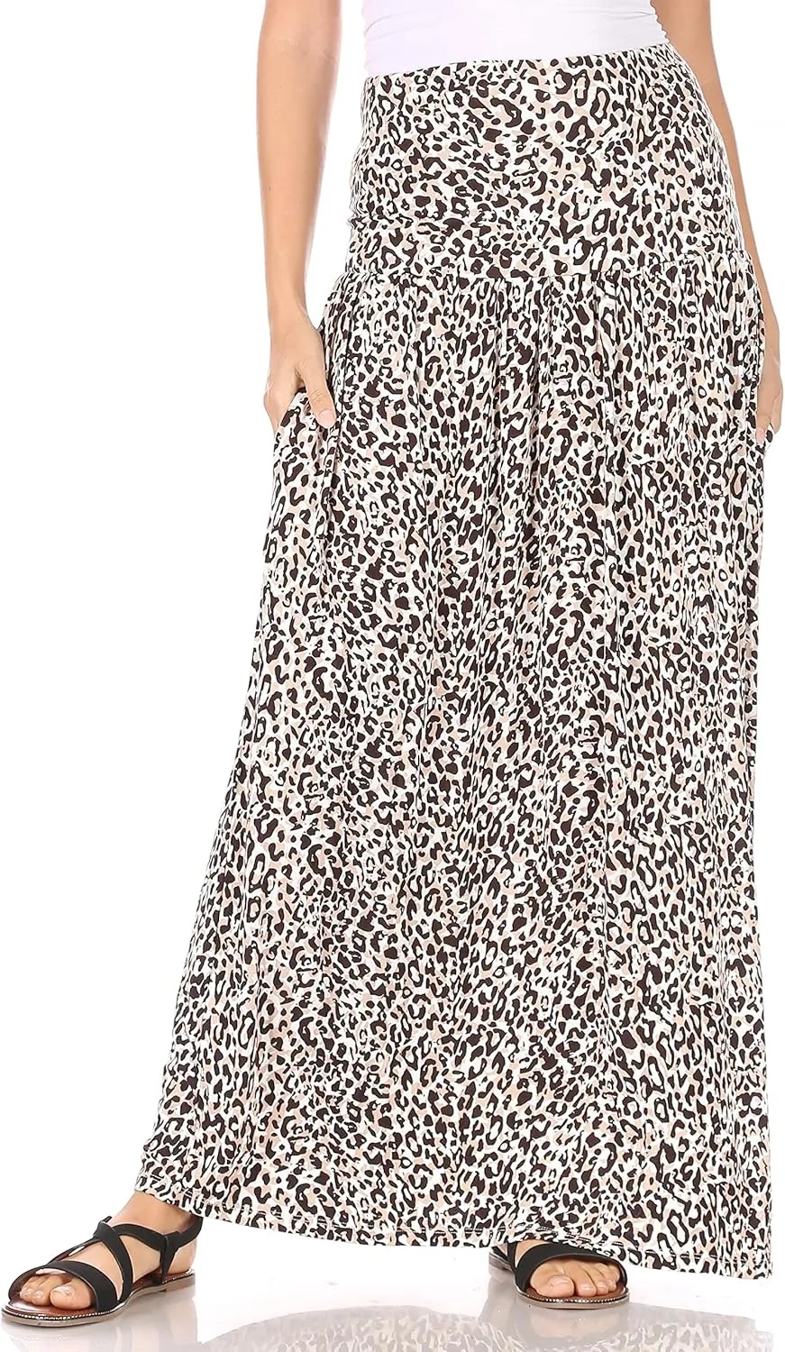 Maxi Skirts for Women Ankle Length Skirt Casual Long Skirt High Waisted Maxi Skirt Reg and Plus Size Skirt Long Skirt