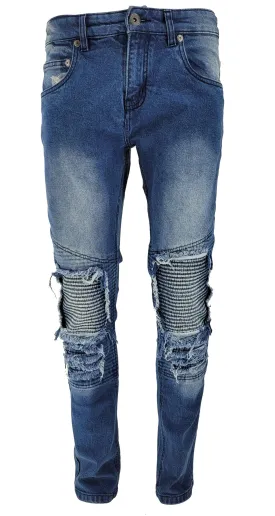 Peviani Slim Fit Peviani Biker Jean