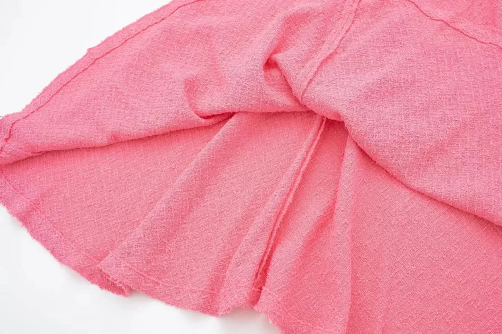 Pink Maxi Skirt  2Pcs Set