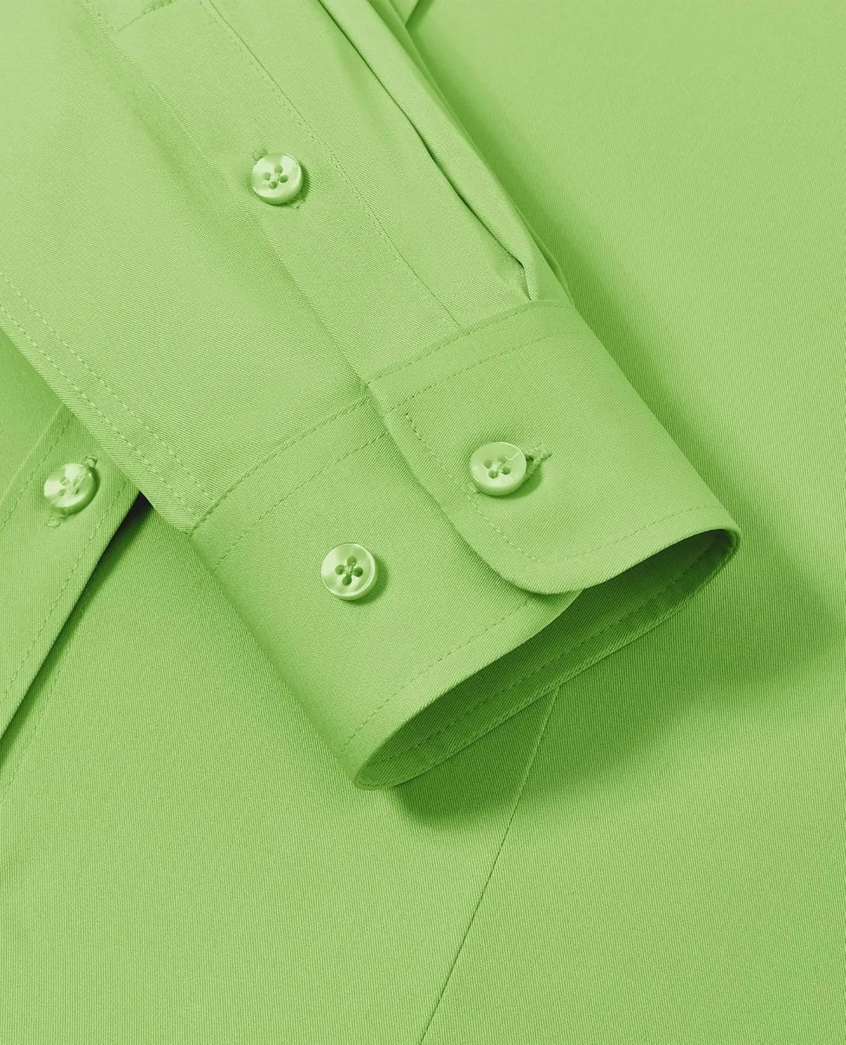 siliteelon Button Down Shirts for Women Long Sleeve Dress Shirts Wrinkle Free Collared Work Office Solid Blouses Tops