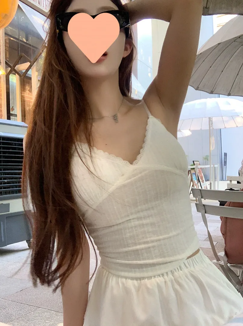 Tillbuy Lace camisole vest