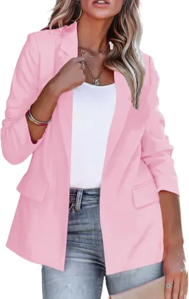 Women's Blazers & Suit Jackets Blazer Business Casual Lightweight Suit Long Sleeve Slim Fit Work Office Jacket Outfits