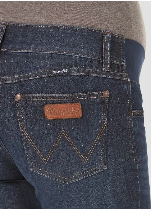 WOMEN'S WRANGLER RETRO MAE MATERNITY JEAN IN M WASH STYLE 1009MWZM2