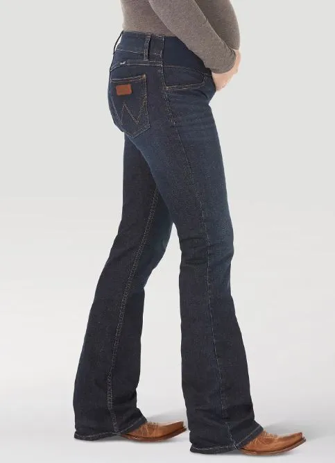 WOMEN'S WRANGLER RETRO MAE MATERNITY JEAN IN M WASH STYLE 1009MWZM2