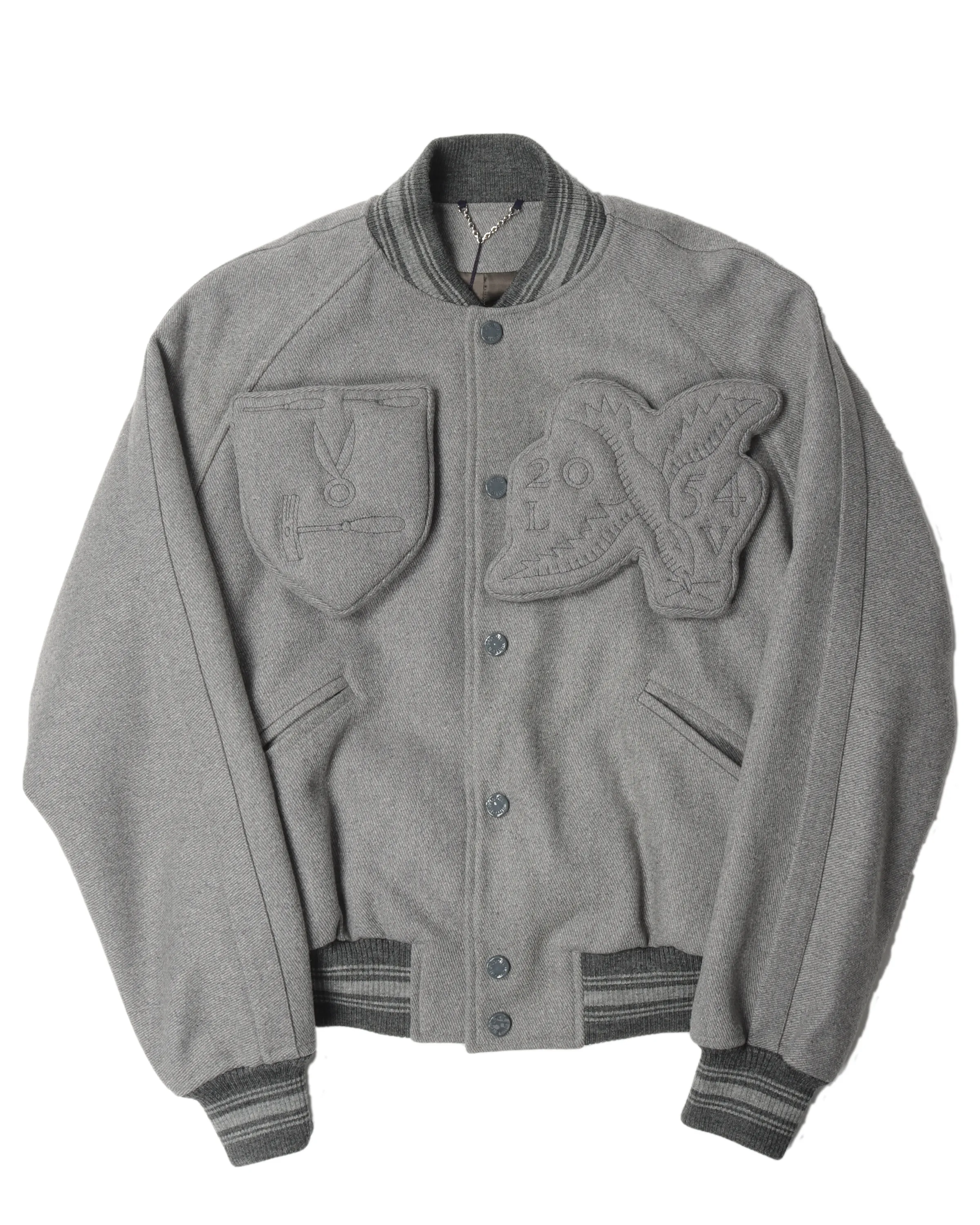 Wool Padded Varsity Jacket